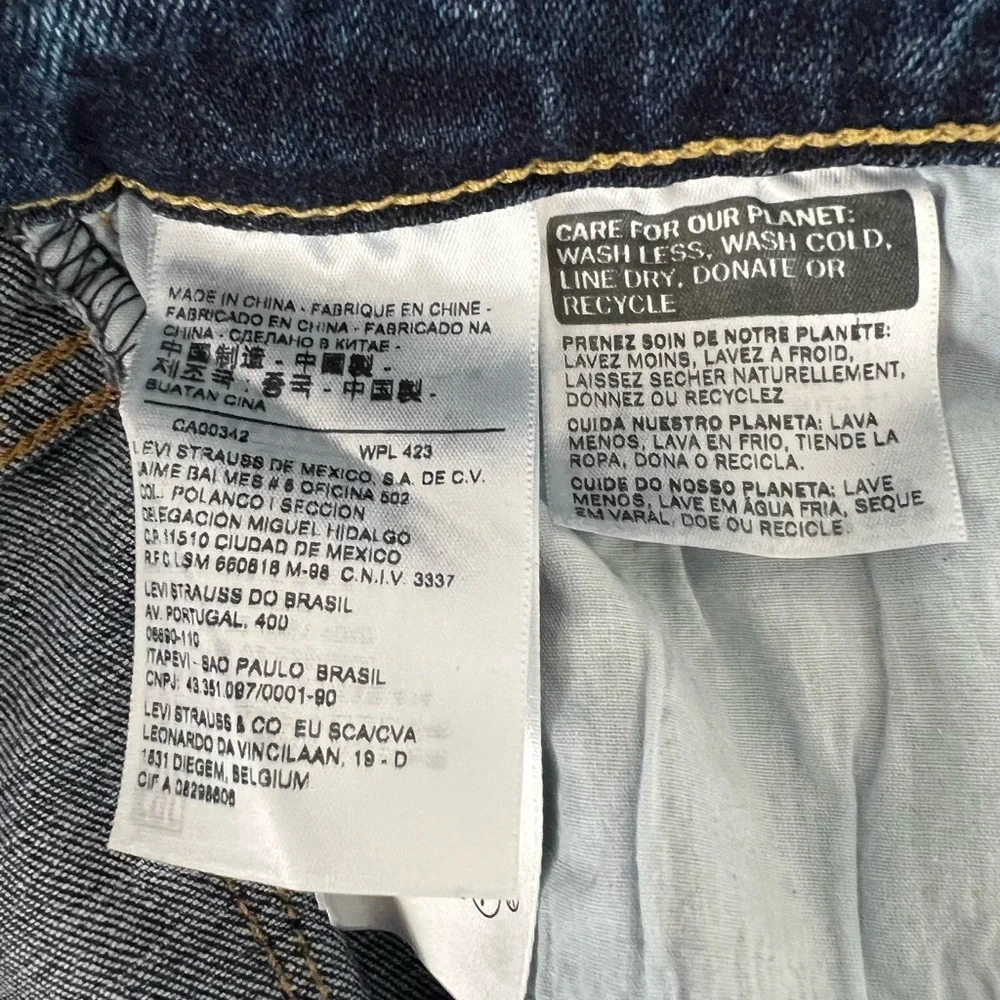 Levi’s 721 High Rise Distressed Skinny Jeans – Size 24 - Picture 12 of 15